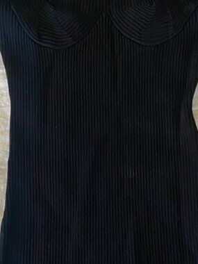 Good American plaited rib minidress